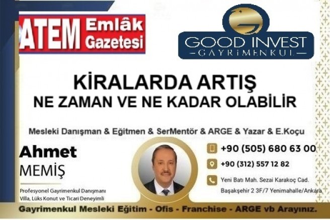 KİRALARDA ARTIŞ NE ZAMAN VE NE KADAR OLABİLİR  