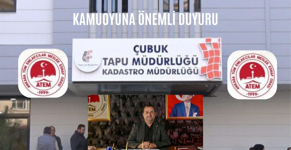 ATEM Başkanı Hakan AKÇAM; “Emlak Danışmanlarının İtibarına Saldırılara Asla İzin Vermeyeceğiz”