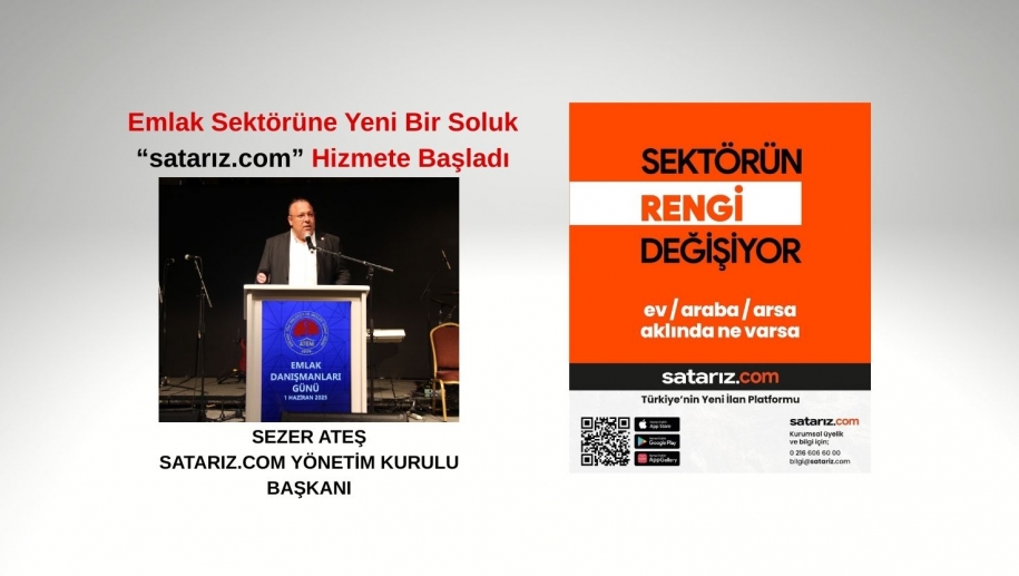 Emlak Sektörüne Yeni Bir Soluk: Satarız.com Hizmete Başladı