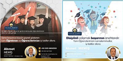 KARNE SINAV MEZUN İYİ TATİLLER